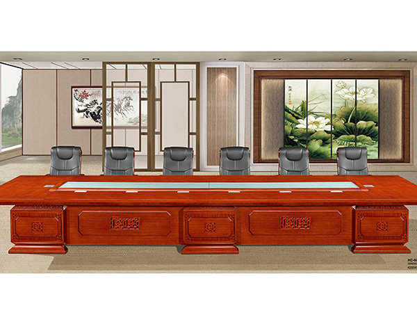 实木办公会议桌,6米中式会议桌
